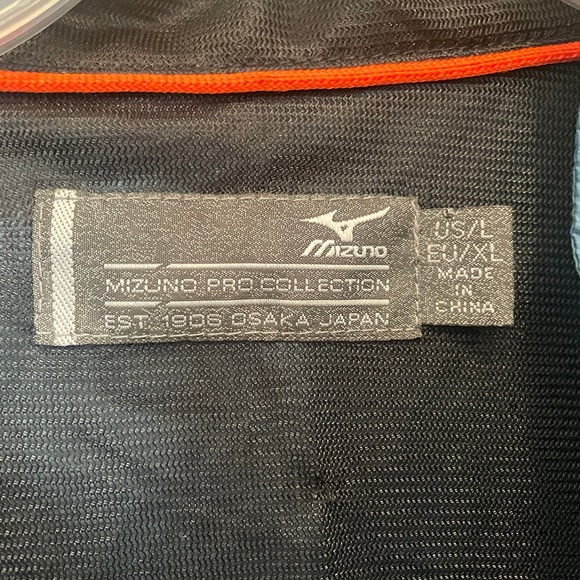 Mizuno Turquoise & Gray Windbreaker NWT Jacket sz Large‎ FLAW - Picture 4 of 7